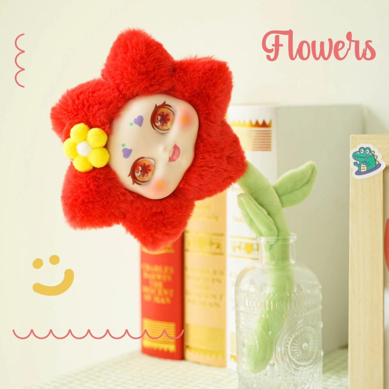 Kimmon V5 Kimmon Flower Bloom Series V5 Plush Dolls Blind Box Art Toys คริสต์มาส ปีใหม่ ผู้หญิง ของเล่น วันเกิด เทศกาล ของขวัญ Christmas Gift Christmas Decorations