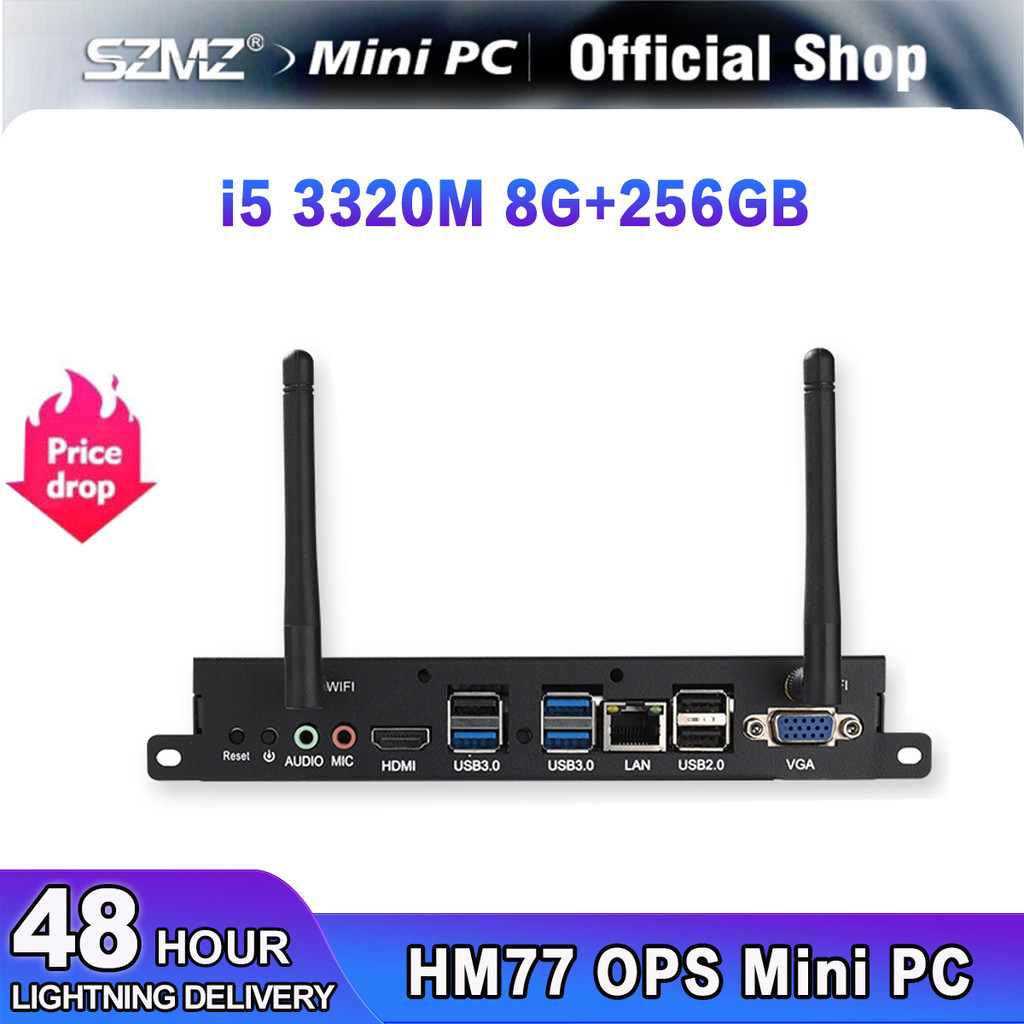 OPS 11 Mini PC with i3/i5/i7 Processor 4G/8G 128/256GB SSD, Support Windows 10 WiFi Gigabit Ethernet