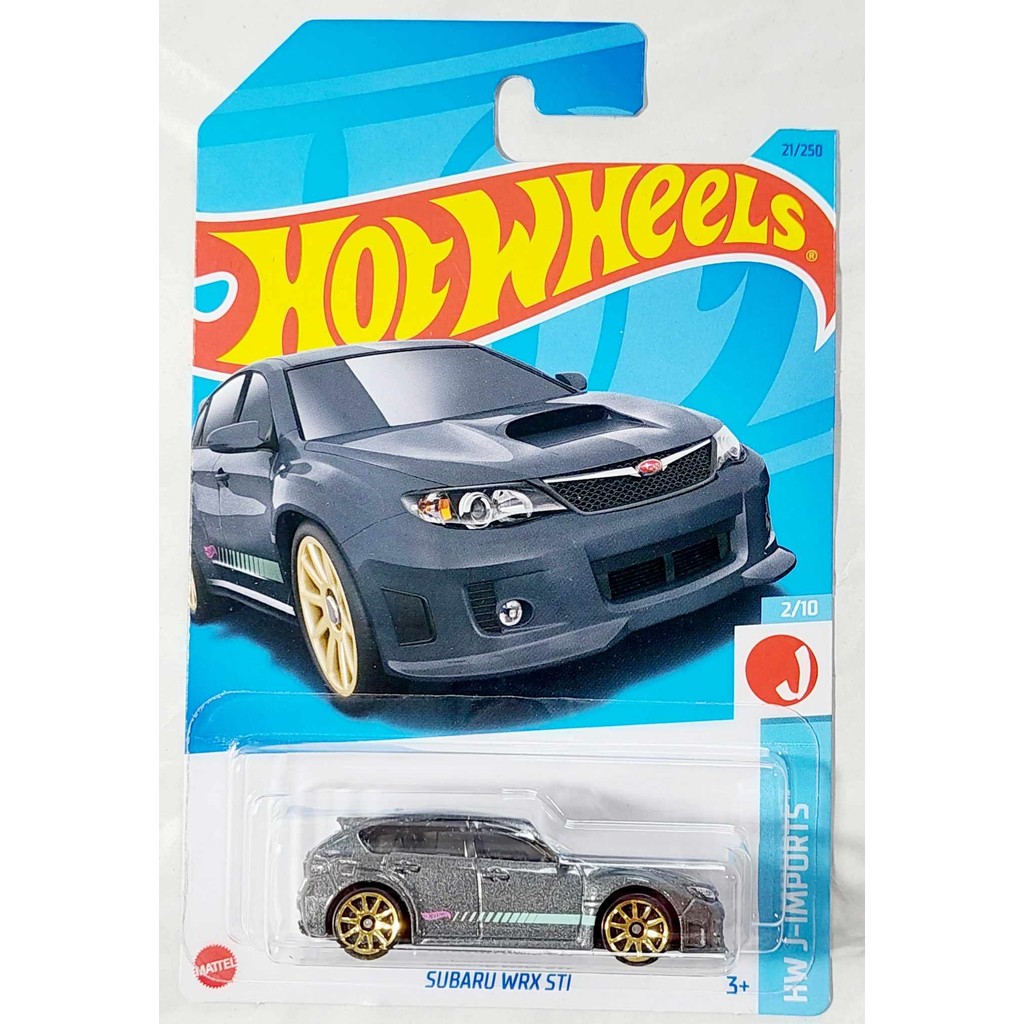 HW18 Hot wheels รถฮอทวีลขนาดเล็ก Subaru WRX STi Lot Japan การ์ดและแพ็คตามภาพพร้อมส่ง