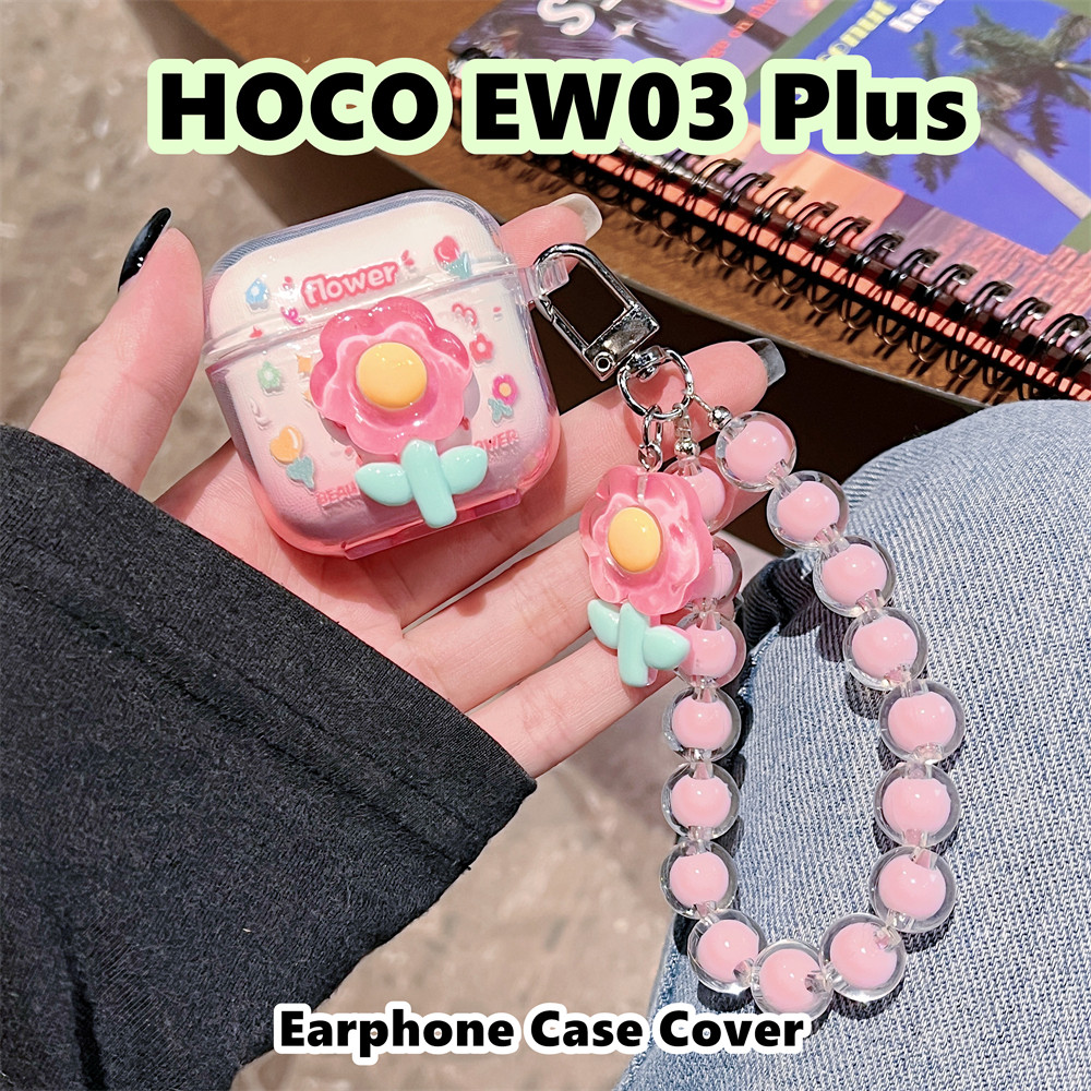 READY STOCK!นําไปใช้กับ HOCO EW03 Plus เคส Case เคสหูฟัง การ์ตูนน้ําเย็น ซิลิโคนนุ่ม เคส เคสหูฟัง
