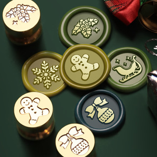 15mm คริสมาสต์ขี้ผึ้งแสตมป์หัวทองแดงคลาสสิกขี้ผึ้งตราประทับ …