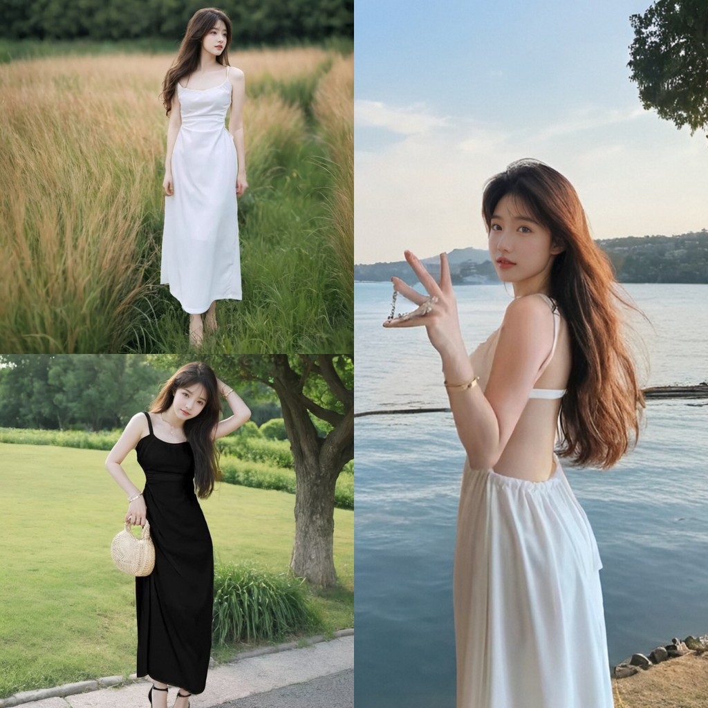 เดรสสายเดี่ยวดีไซน์ช่วงล่างรัดรูปเรียบหรู  ให้รูปร่างของคุณ ดูเป๊ะและสวยงามในทุกๆวัน