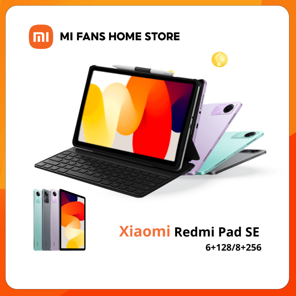 (รับประกันศูนย์ไทย 1 ปี) Xiaomi Redmi Pad SE 6+128พื้นที่จัดเก็บข้อมูลและ RAM
LPDDR4X + eMMC 5.1RAM 