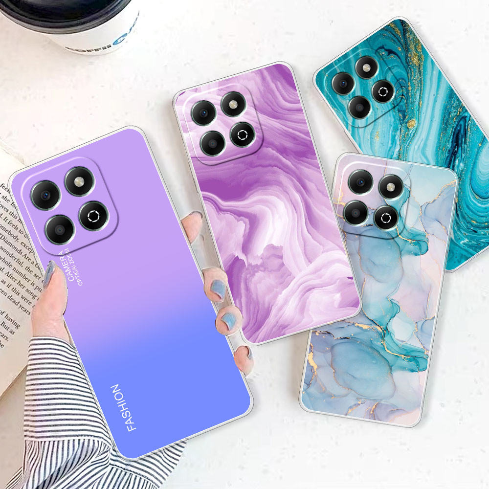 สําหรับ Honor X6b กรณี Clear ป้องกันปกหลังสําหรับ Honor X6A กันกระแทกซิลิโคนนุ่ม TPU เคสโทรศัพท์สําห