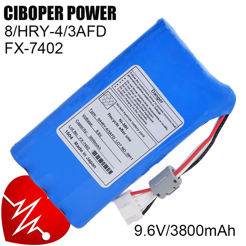 CP Medical Battery 8/HRY-4/3AFD 3800mAh For FCP-7311 FCP-7401 FCP-7411 FCP-7431 FCP-7431S FX-7402 FX