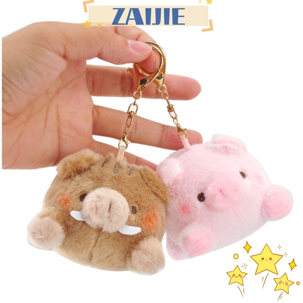 Zaijie24 Piko PigDoll จี้, Kawaii Diy ตุ๊กตาสัตว์พวงกุญแจ, กระเป๋าอุปกรณ์เสริมแฟชั่นสร้างสรรค์กระเป๋