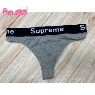 ร้าน HR Supreme พร้อมส่งกางเกงในผู้หญิง Supreme ทรงBrief ผ้าcotton and