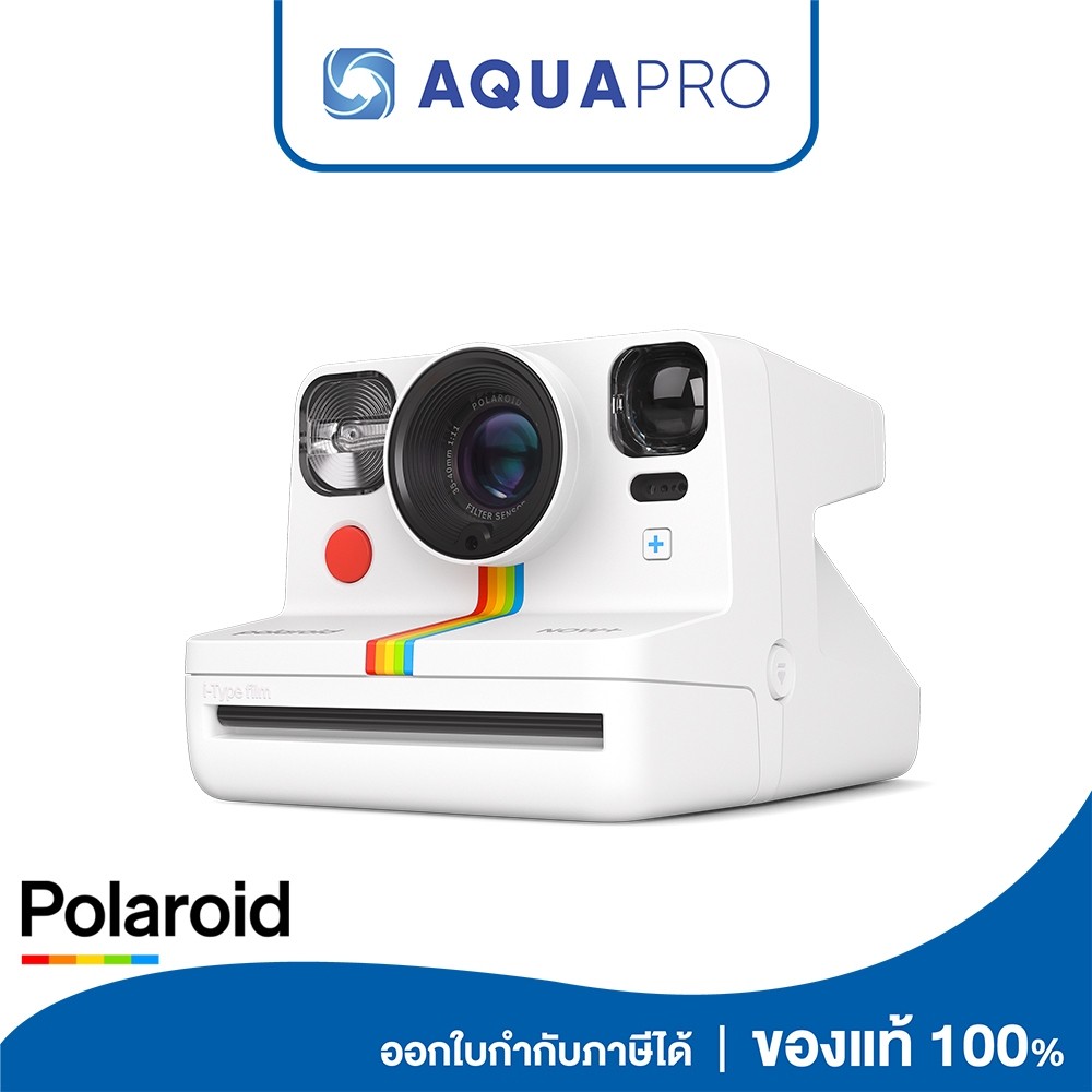 Polaroid Now+ Gen 2 Instant White Camera กล้องฟิล์ม ประกันศูนย์ไทย By Aquapro