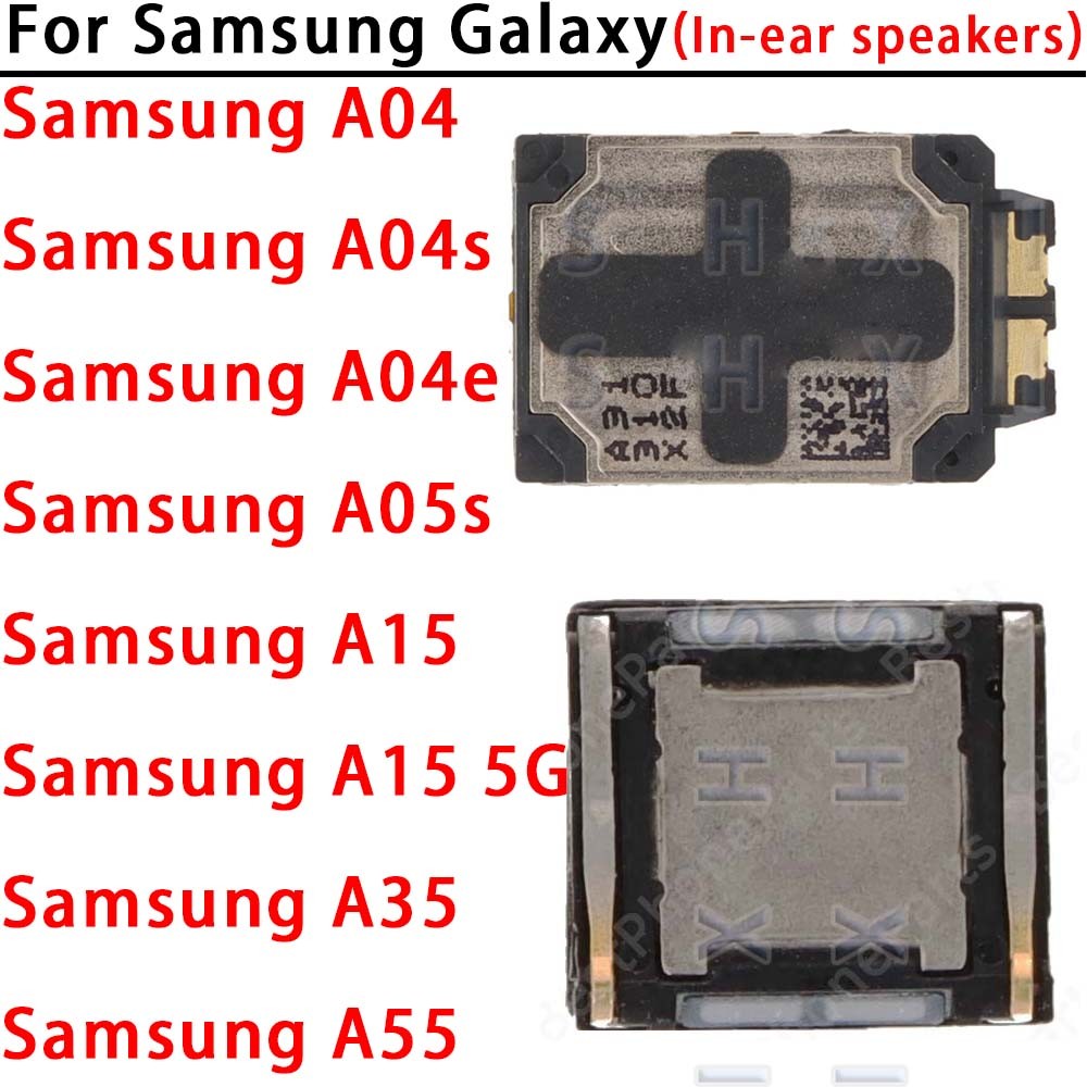 Original สําหรับ Samsung Galaxy A04 A04s A04e A05s A15 A35 A55 5G หูฟังด้านบนลําโพงอะไหล่โมดูล