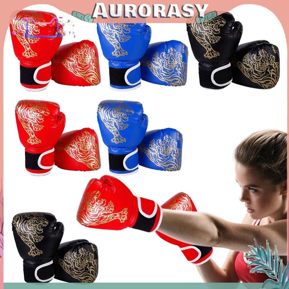 [AS] นวมชกมวยหนัง PU ระบายอากาศต่อสู้เทควันโด Mitts สําหรับเด็กผู้ใหญ่