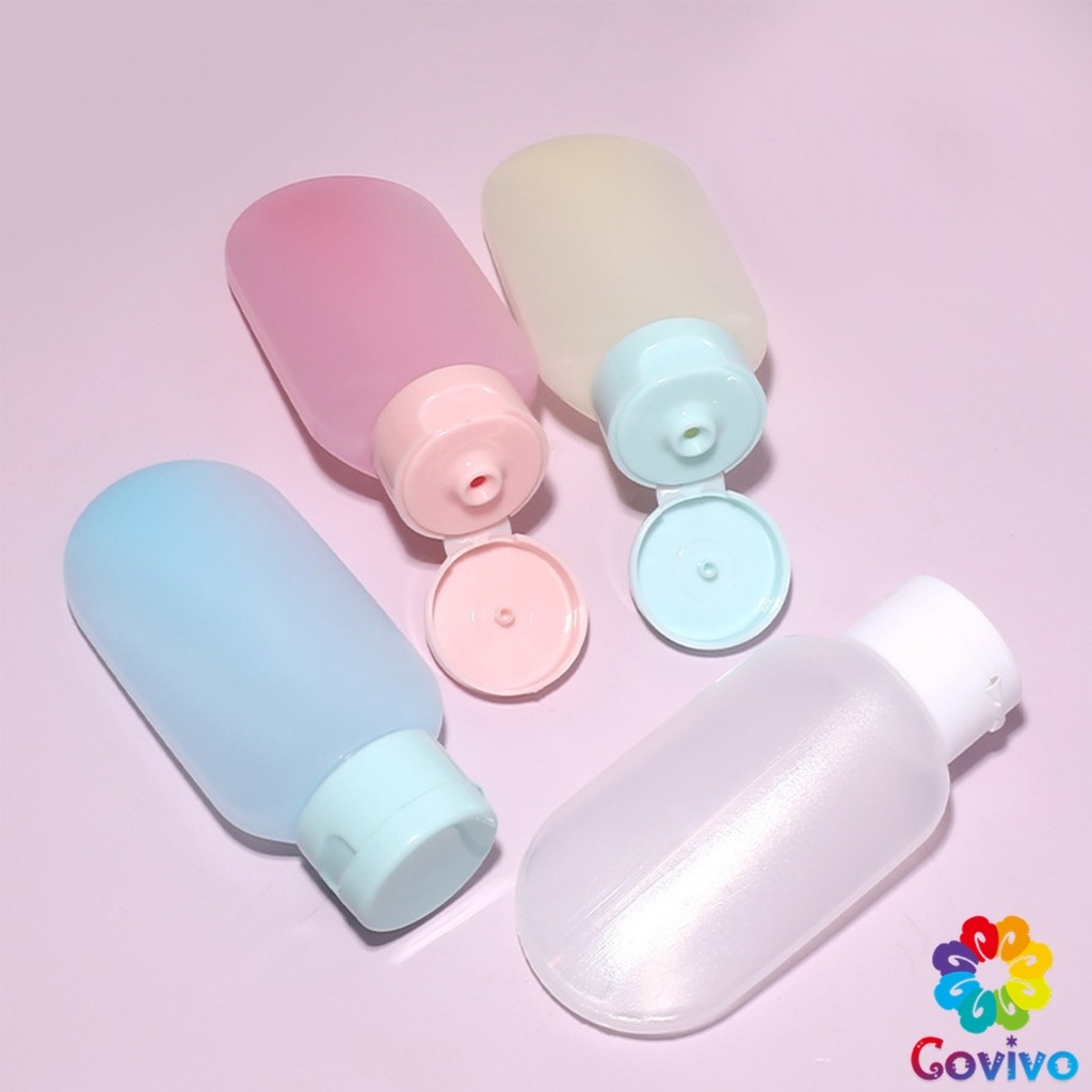 Covivo แบบพกพา ขนาด 60ml หลอดอ่อน ขวดรีฟิลพลาสติก โลชั่นครีมบรรจุภัณฑ์ travel bottle ราคา ถูกที่สุด ดีลบีเคเค แกลเลอรีภาพที่ 2