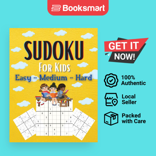 Sudoku For Kids Easy-Medium-Hard - ปกอ่อน - อังกฤษ - 9781803891941