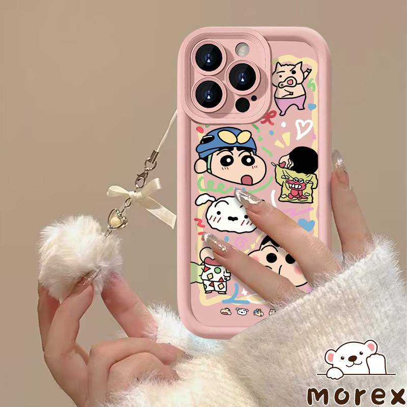 กรณีโทรศัพท์ Crayon Shinchan การ์ตูนเคส Realme C51s C35 C25 C51 5i C53 C67 C55 C12 7i C21 5 11 C3 C15 C31 C20 11 Note 50