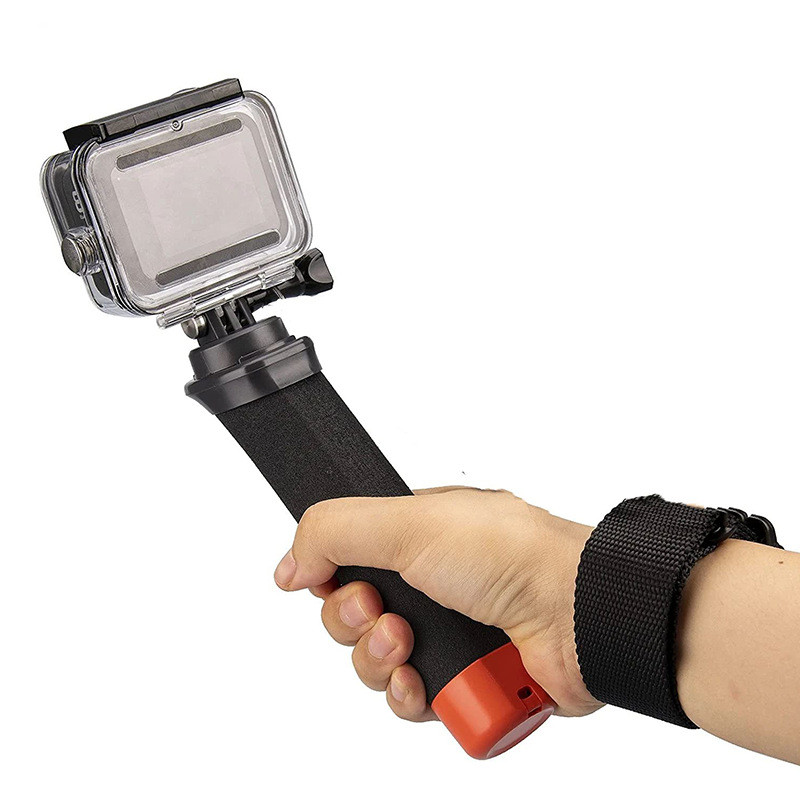 กล้องกีฬาสากลดําน้ําลอยจับกับเชือกป้องกันการสูญหายสําหรับ DJI Action 5 pro /Insta360 X4/GoPro13 12 11 คันเบ็ดมือถือทุ่น Rod