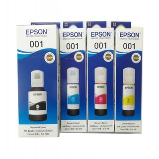 หมึก epson 001 แท้100% รุ่น L4150 L4160 L6160 L6170 L6190 // epson 001 แท้100%