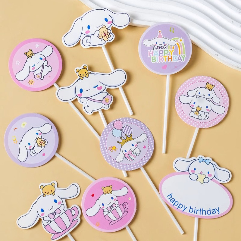 การ์ตูน Yugui Dog series เค้กตกแต่งเครื่องประดับสําหรับเด็กวันเกิด party ขนมตารางเบเกอรี่ตกแต่ง plugin - รูปที่ 3