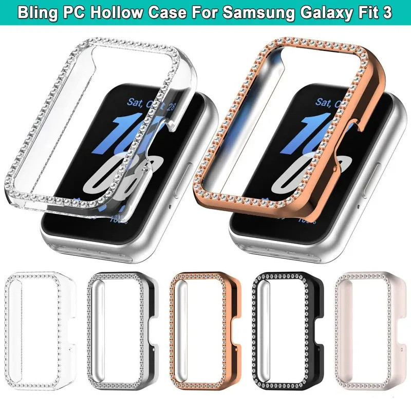 สายนาฬิกา Samsung Galaxy Fit3 Samrt Crystal เคสกันกระแทกแบบรวมทุกอย่างเหมาะสําหรับ Galaxy Fit3