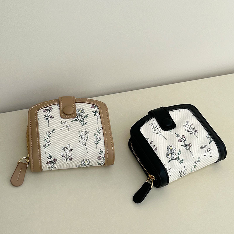 การ์ตูนน่ารักพิมพ์ผู้หญิงกระเป๋ามินิหนัง ปู่ หลายบัตรกรณีซิปกระเป๋าเงินเหรียญ - รูปที่ 3