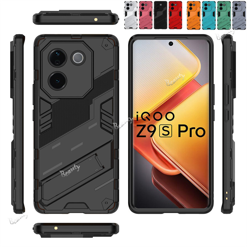 โทรศัพท์ยึดสําหรับvivo iQOO Z9s Pro 5GกรณีPunkเกราะกันกระแทกป้องกันปกหลังสําหรับVivo iQOO Z9s Pro Z9