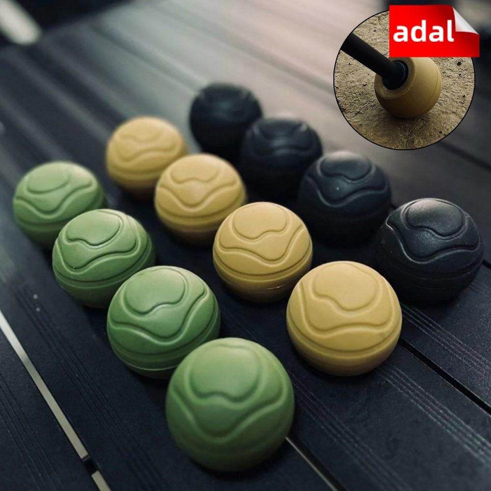 Adal 1/4 ชิ้นขาป้องกัน, กันลื่น Anti-sag Moon เก้าอี้ขาครอบคลุม, Camping เก้าอี้อุปกรณ์เสริมที่ถอดออกได้สวมใส่ Ball Foot Covers