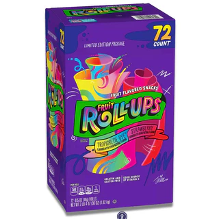 **พร้อมส่ง** Fruit Roll Ups เยลลี่รสผลไม้ เยลลี่ห่อไอติม นำเข้าจาก USA การันตีของแท้จากอเมริกา