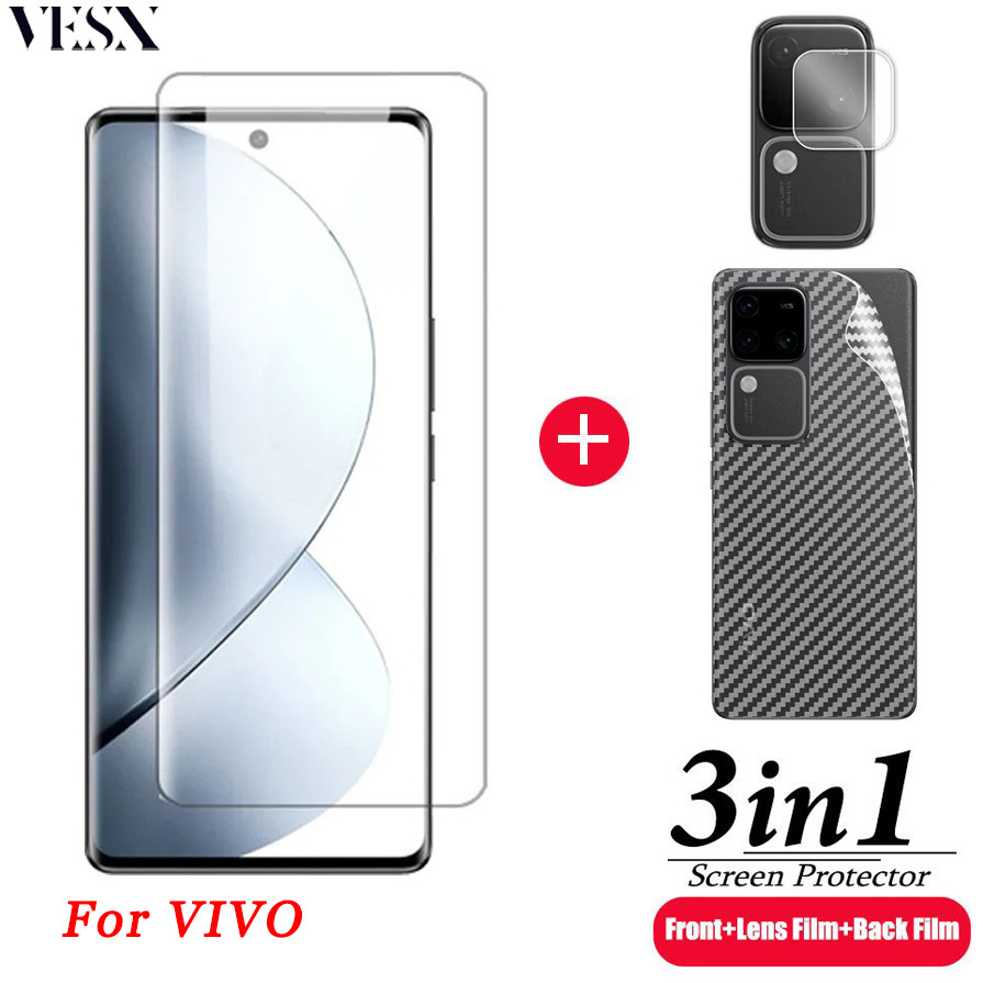 ฟิล์มกระจกกาว UV รุ่นใหม่ล่าสุด แบบจอโค้ง VIVO V40 V30 V29 V27 V25 V23 Pro Y78 Y78+ Plus 4G 5G 2024