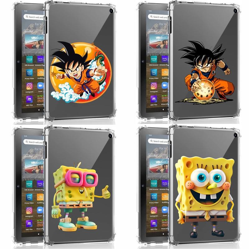 สําหรับ Amazon Fire HD 10 / 10 Plus 11th 13th Gen / Fire Max 11 / Kindle Scribe 10.2 การ์ตูน SpongeB