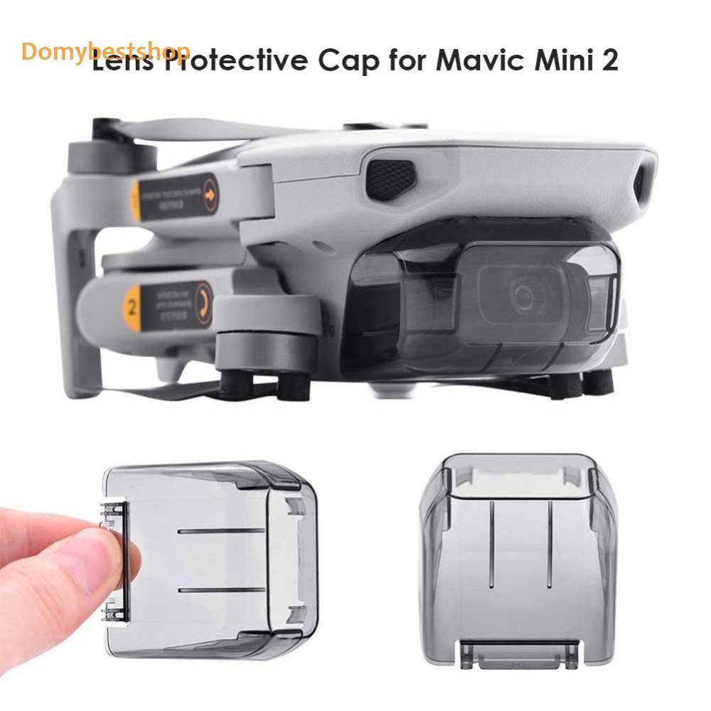 Pc โปร่งใส Drone เลนส์ป้องกันหมวกสําหรับ DJI Mavic Mini 2 กล้องกิมบอลฝาครอบกันฝุ่นแบบพกพา Anti-Scratch Guard Prop Fixer [Domybestshop.th]