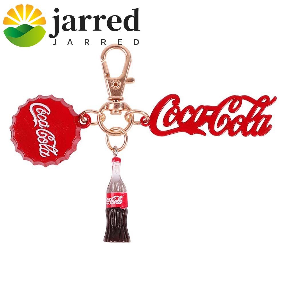 Jarred พวงกุญแจจี้ตุ๊กตาการ์ตูนโค้กน่ารักและหลากสี