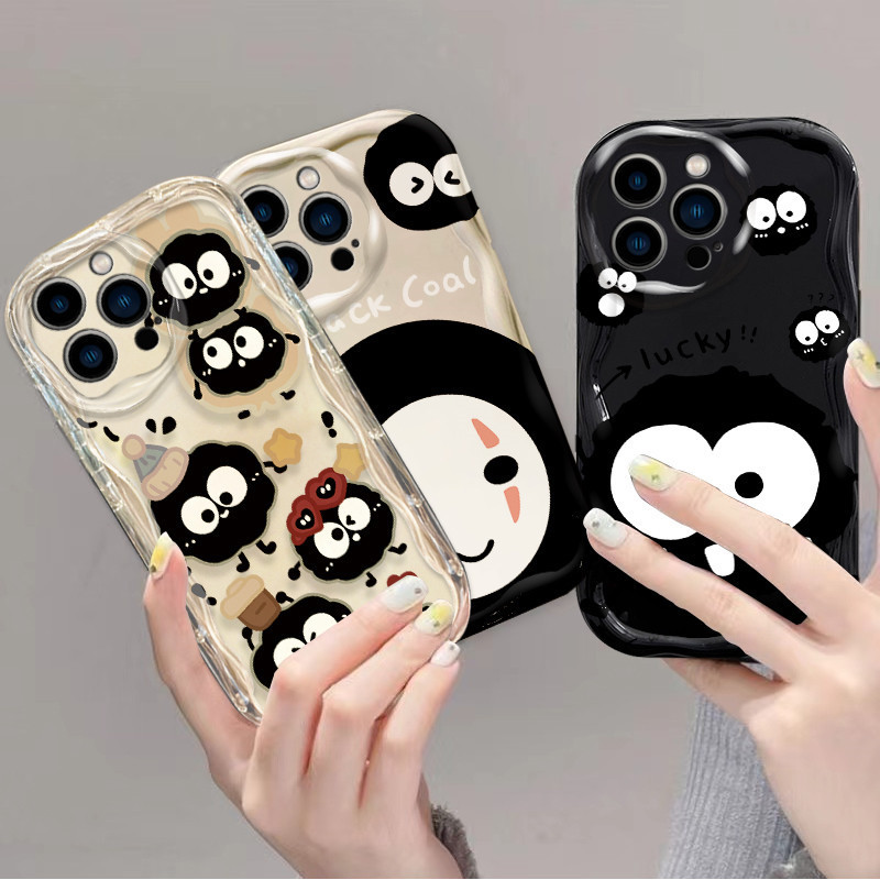 Faceless Man ถ่านหินกันกระแทกเคสโทรศัพท์สําหรับ OPPO RENO 12 11 10 9 8 7 6 5 PRO 4 SE 3 4Z 7Z 8Z 8T 5G 11F Reno7Z Reno8Z Reno11F 5G A91 กรณี