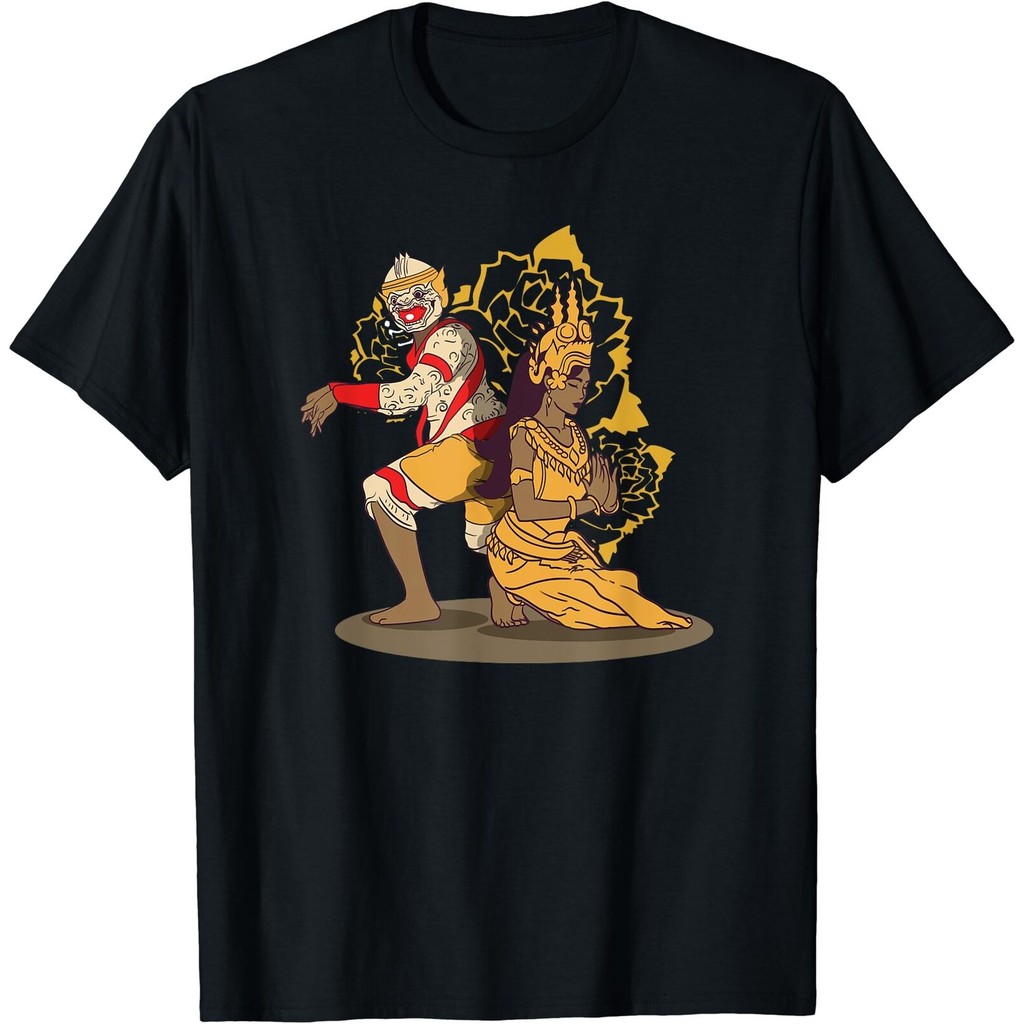 เสื้อยืดกัมพูชา เขมรแบบดั้งเดิม Dance Reamker Apsara