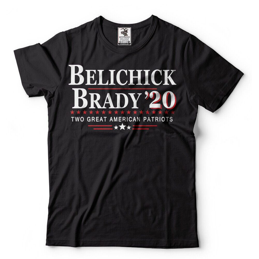 Belichick Brady Era เสื้อยืดฟุตบอล Nfl เสื้อยืด Patriots Tee