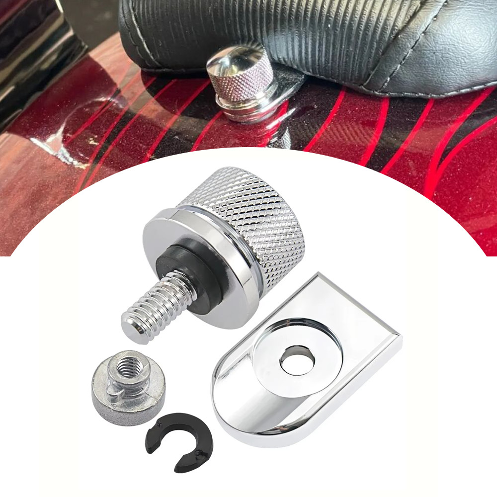 รถจักรยานยนต์ด้านหลังที่นั่ง Bolt Fender Bolt สกรูลูกบิดสําหรับ Harley Sportster, กว้าง Glide, Street Bob, Roadking Fatbob, Streetbob