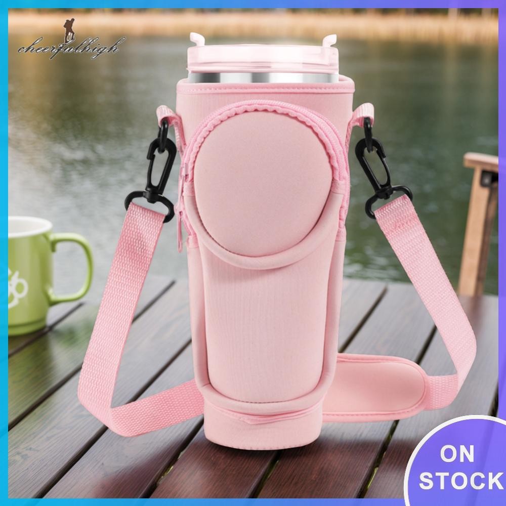 ✿ร่าเริงสูง✿ กระเป๋าใส่กาต้มน้ําพร้อมกระเป๋าแก้วน้ําสําหรับ Stanley 40oz Cup ✿