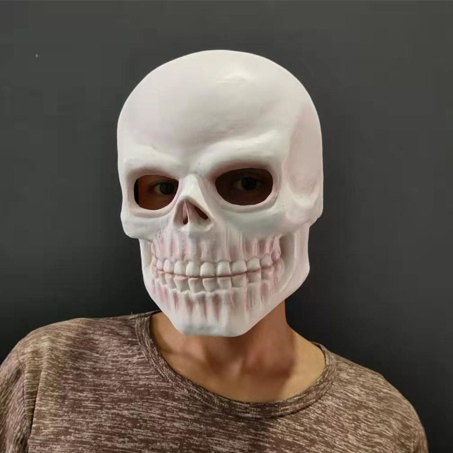 🍀Halloween Ghost Day Horror Protection CS Skull Mask Headset
