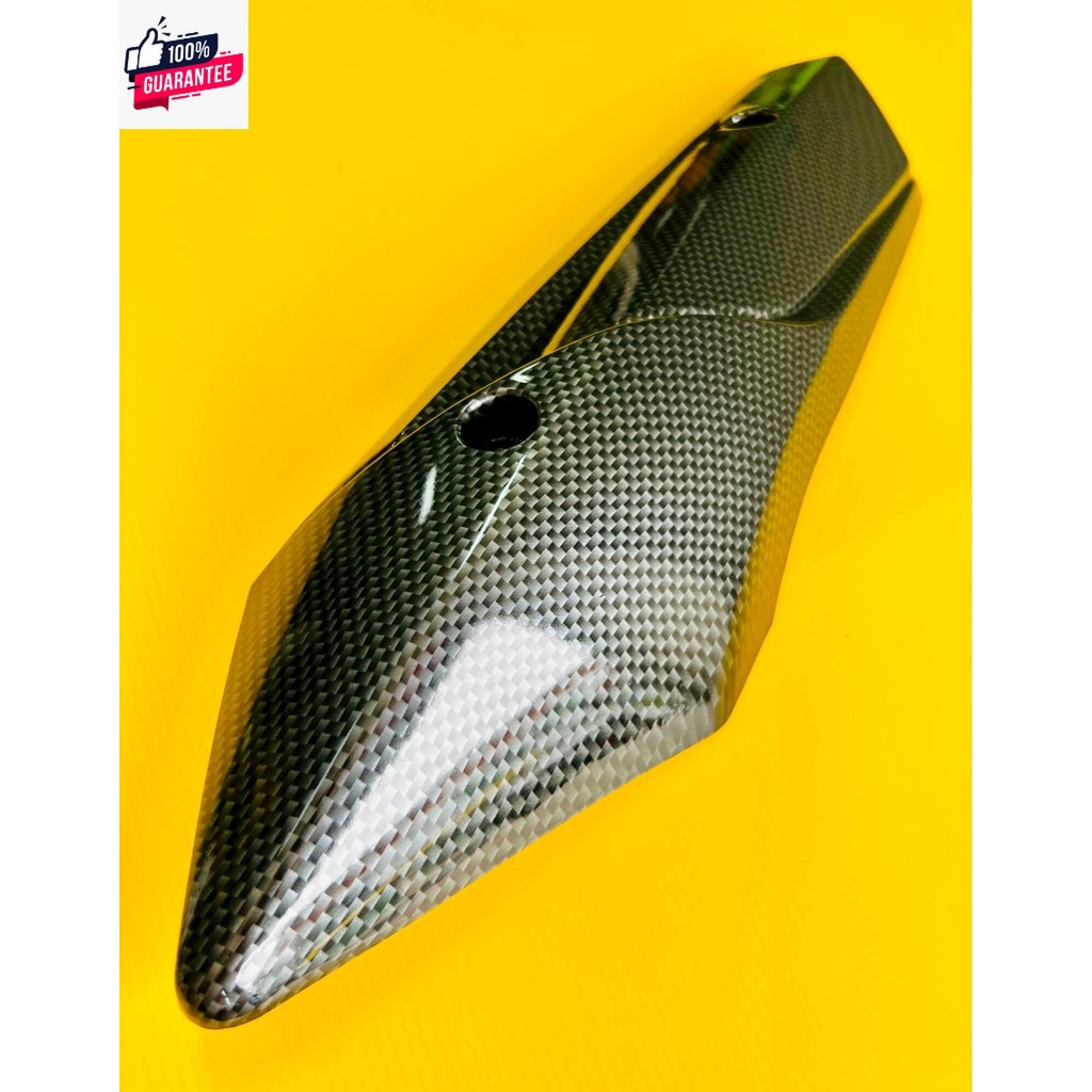 กันร้อนท่อ Mio125iGT ,Fino125i 2015 ,GT125 เคฟล่าดำ อย่างดีSK กันร้อนmio125i ข้างท่อmio125i แผ่นกันร