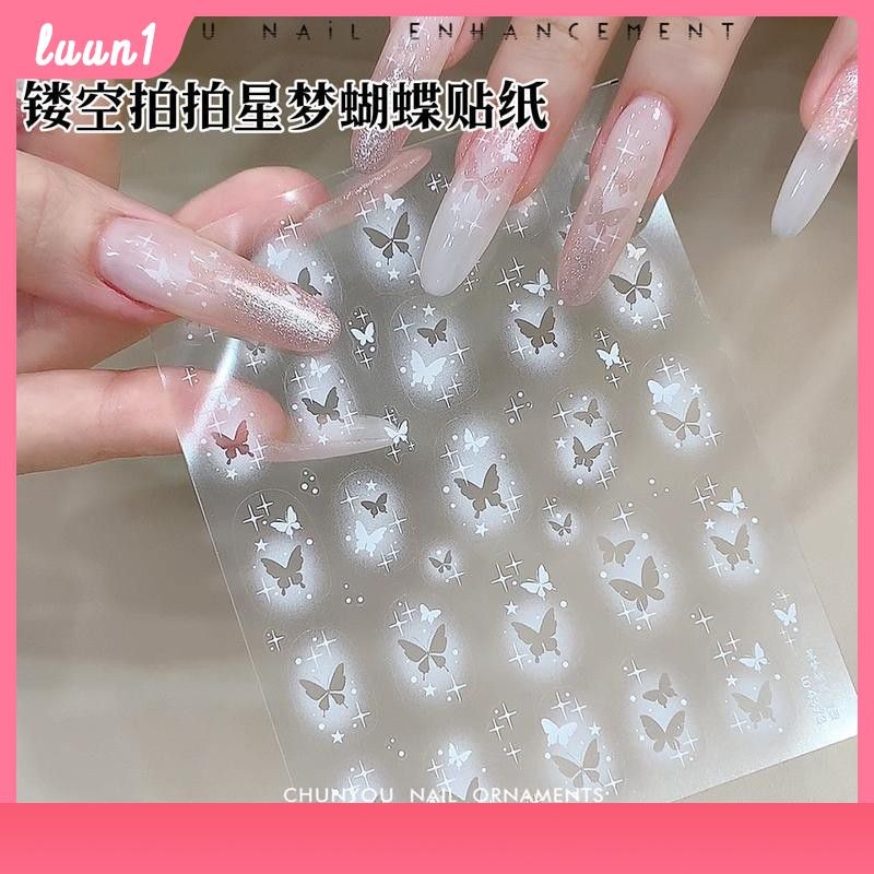 Nail Sticker New Nail Stickers Star Dream Butterfly Hollow Pat Stickers Nail Art Accessories Nail St
