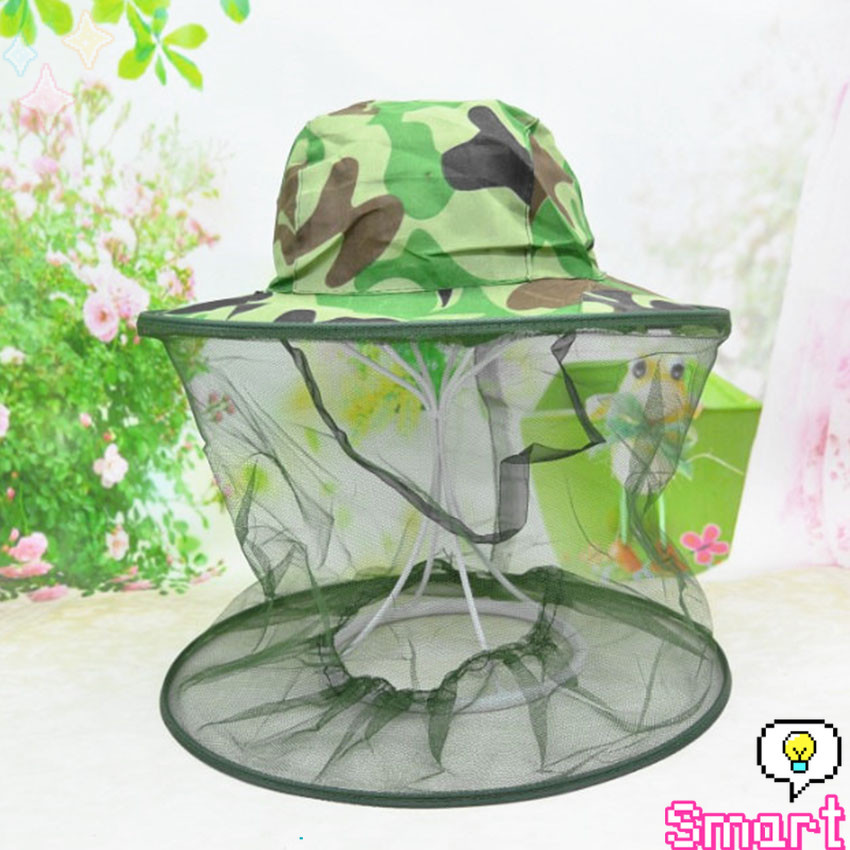 SMART【มีสินค้าในสต๊อก】หมวกปีกกว้างกันแมลง หมวกมุ้งเดินป่า Insect hat