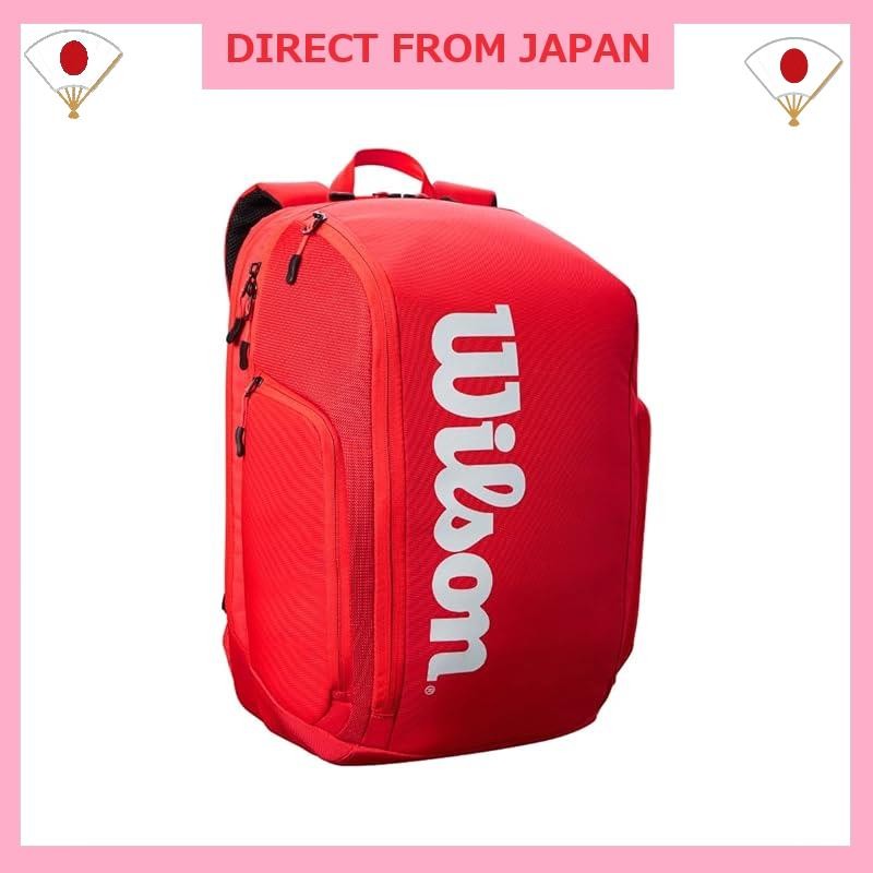 [Wilson] Tennis Badminton Racket Bag SUPER TOUR BACKPACK (Super Tour Backpack) Red
[Wilson] Tennis B