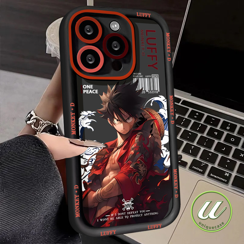 แบรนด์ ที่ทันสมัยชิ้นหนึ่ง Luffy เคส Samsung A14 A03 A05 A05s A24 A50 A34 A03s A32 A04 A04s A11 A12 A53 A15 A13 A54 A04E