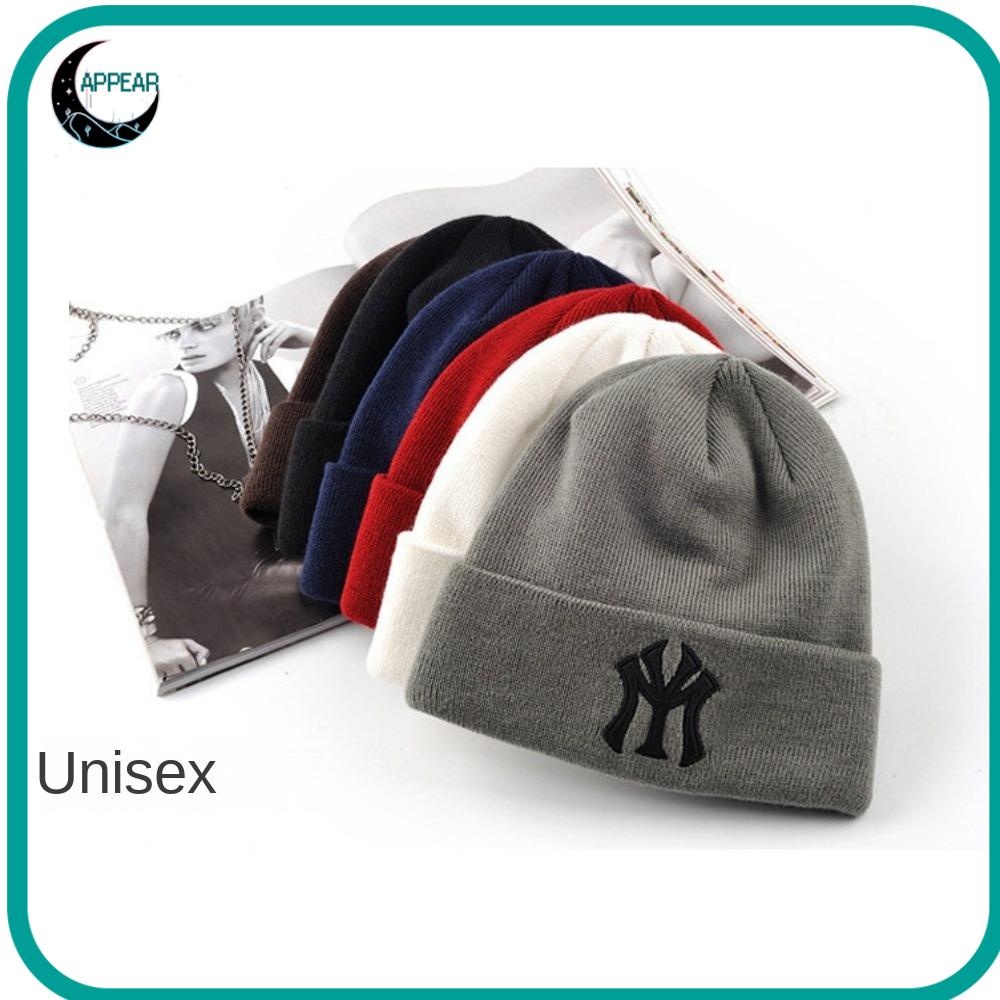 หมวกถักนิตติ้ง APPEAR, หมวกเล่นสกีตุ๊กตาที่อบอุ่น, ขายร้อนหนาระบายอากาศถักหมวกฤดูหนาว