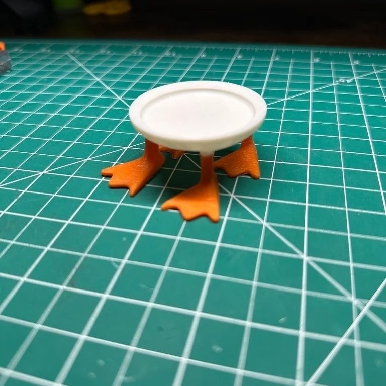 Creative Apple Speaker Stand Audio homepod mini สมาร์ทบลูทูธขาตั้งเสียงเป็ดน่ารักขาตั้งเท้าสี่ขาเป็ดเป็ดขาตั้งเสียง