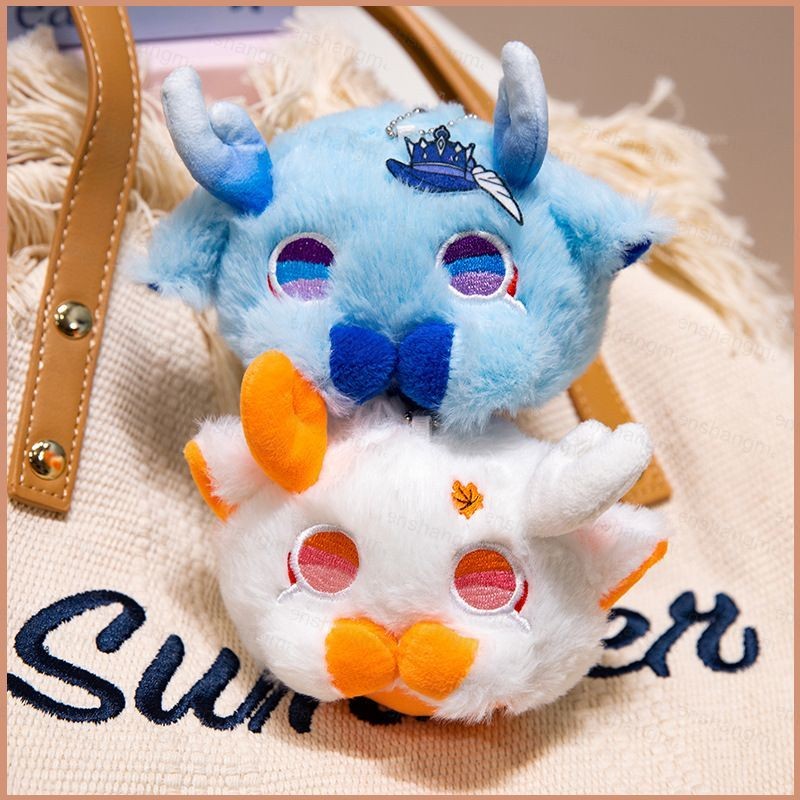 Genshin Impact Furina Kazuha Kylin ตุ๊กตาแมวตุ๊กตาของขวัญสําหรับสาวกระเป๋าจี้ตุ๊กตาของเล่นสําหรับเด็