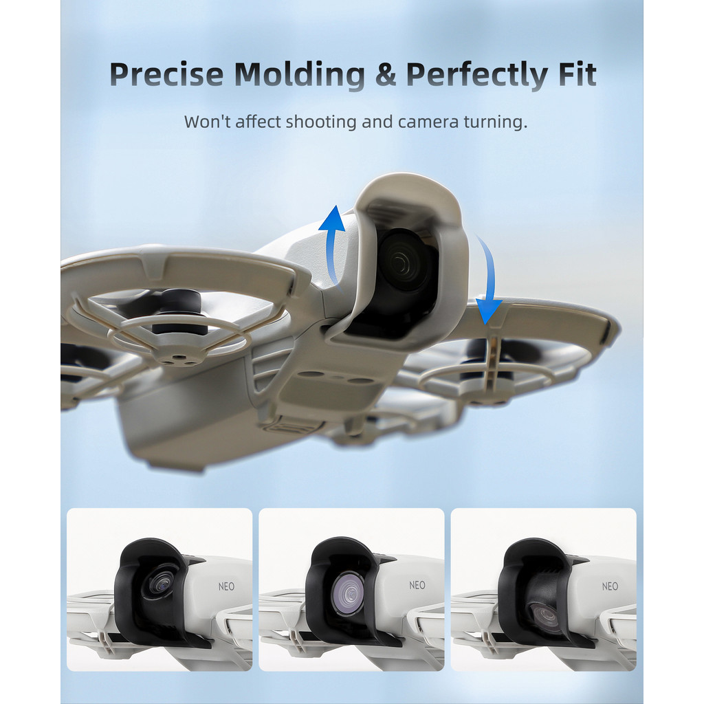 เลนส์ยามกล้อง Sun Hood สําหรับ DJI NEO, เลนส์ฮูด Gimbal ป้องกัน, เลนส์ป้องกันแสงสะท้อนอุปกรณ์เสริมฝาครอบดวงอาทิตย์