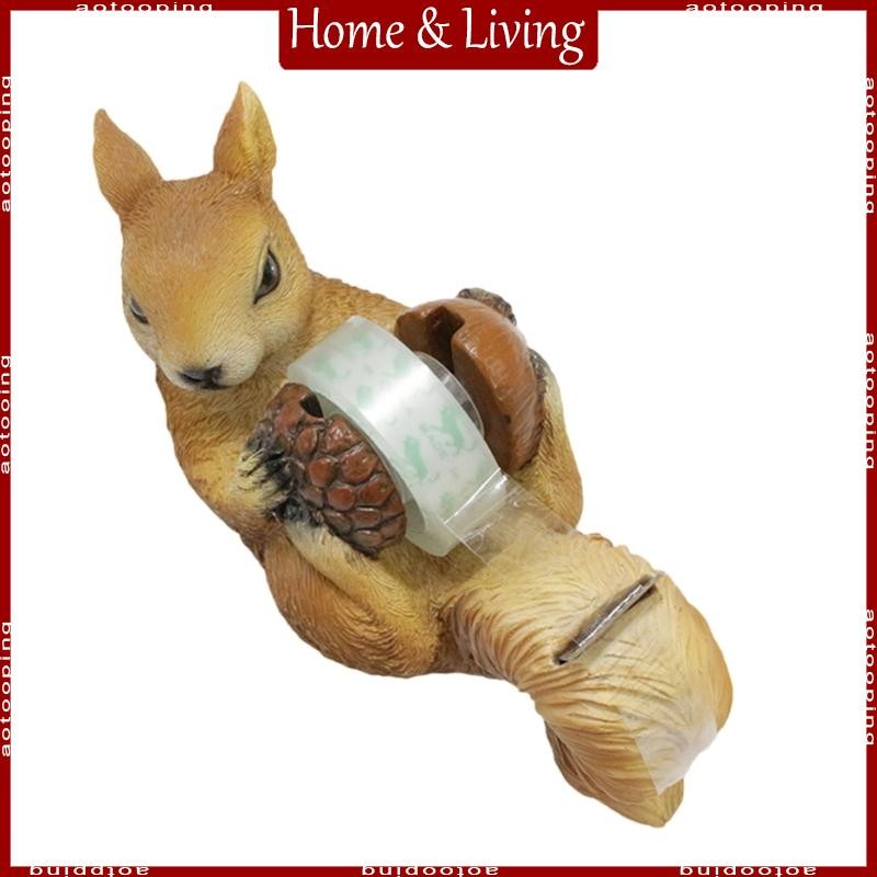 Aoto เครื่องตัดเทปกระดาษ Squirrels เครื่องจ่ายเทปบรรจุภัณฑ์การ์ตูนเครื่องจ่ายเทปโรงเรียน Ofice อุปกรณ์เครื่องมือตัดเทป