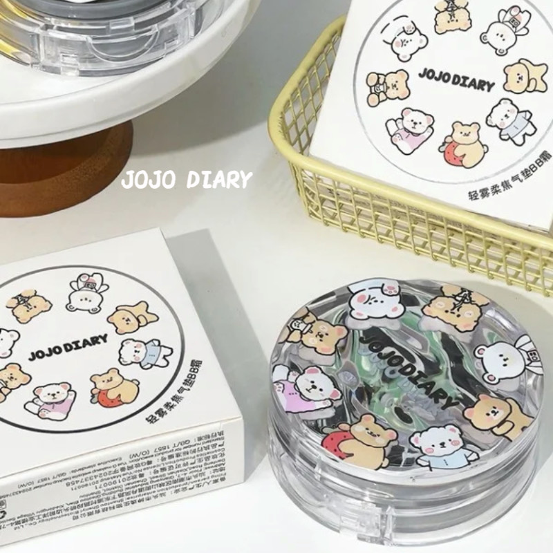 JOJO DIARY รองพื้นคุชชั่น ละอองบางเบา ซอฟโฟกัส ปกปิดรูขุมขนที่มองไม่เห็น ติดทนนาน