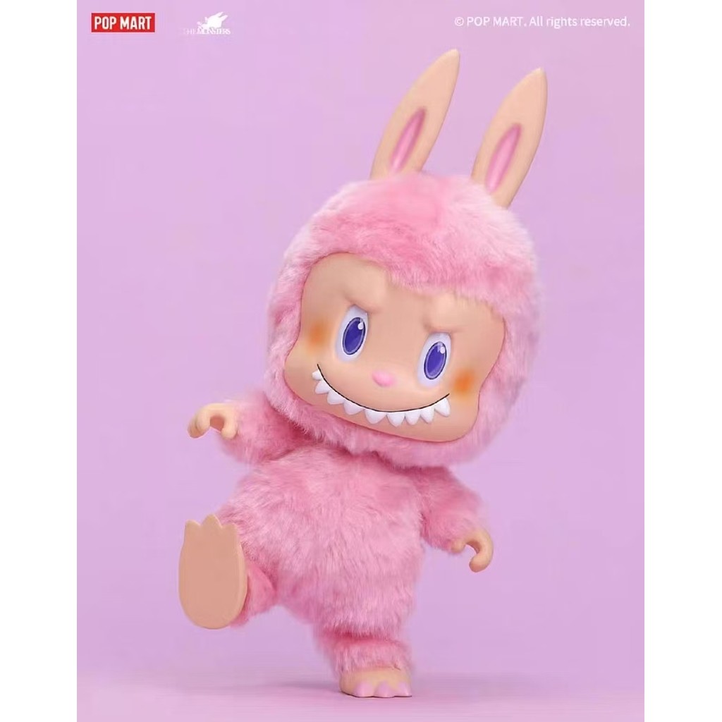 【OMG】 labubu 400% POPMART monchhichi labubu swaver tin Two options: pink and brown ชื่อร่วมของ Bubbl