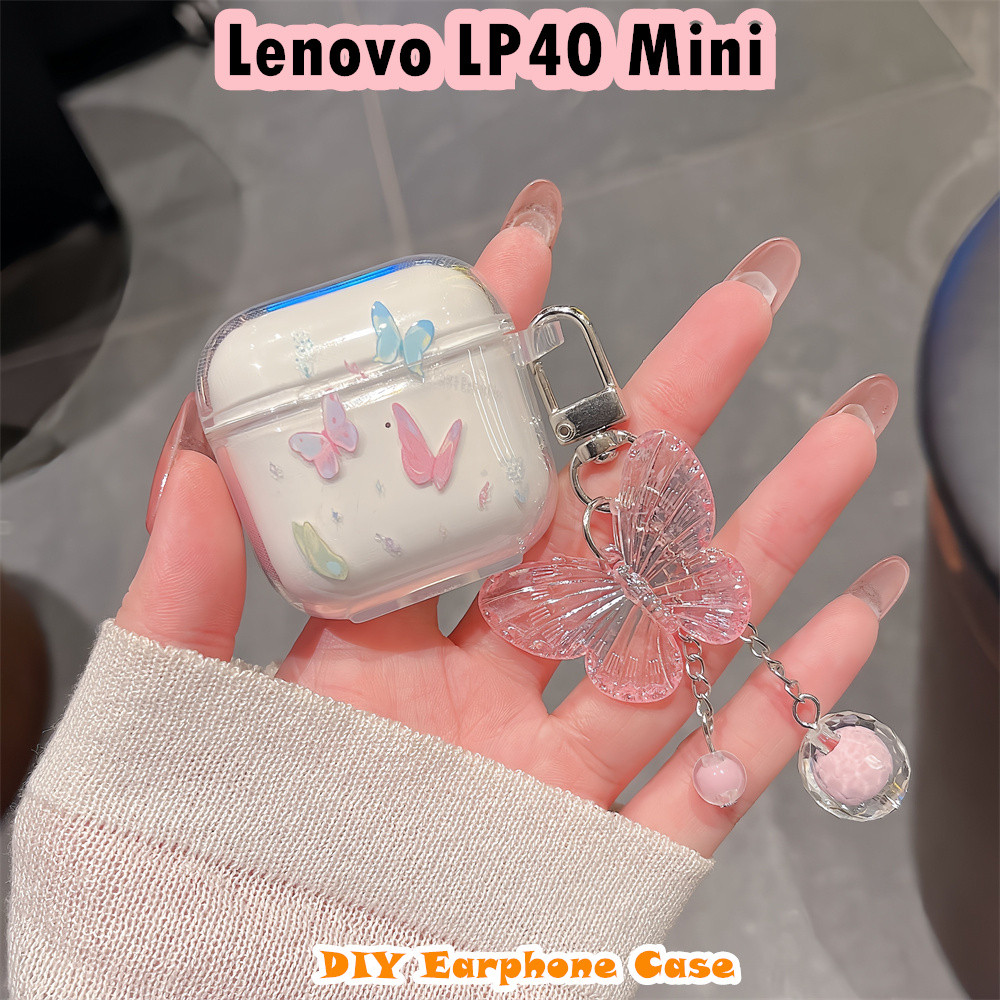 innovation สําหรับ Lenovo LP40 Mini Case DIY การ์ตูนสร้างสรรค์ซิลิโคนอ่อนนุ่มหูฟังกรณีปลอก NO.1