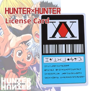 ร้านคนไทย！ hunter x hunter card สติ๊กเกอร์การ์ดเกม ใบอนุญาต ลายการ์ตูนอนิเมะ MRT ATM แบบPVC