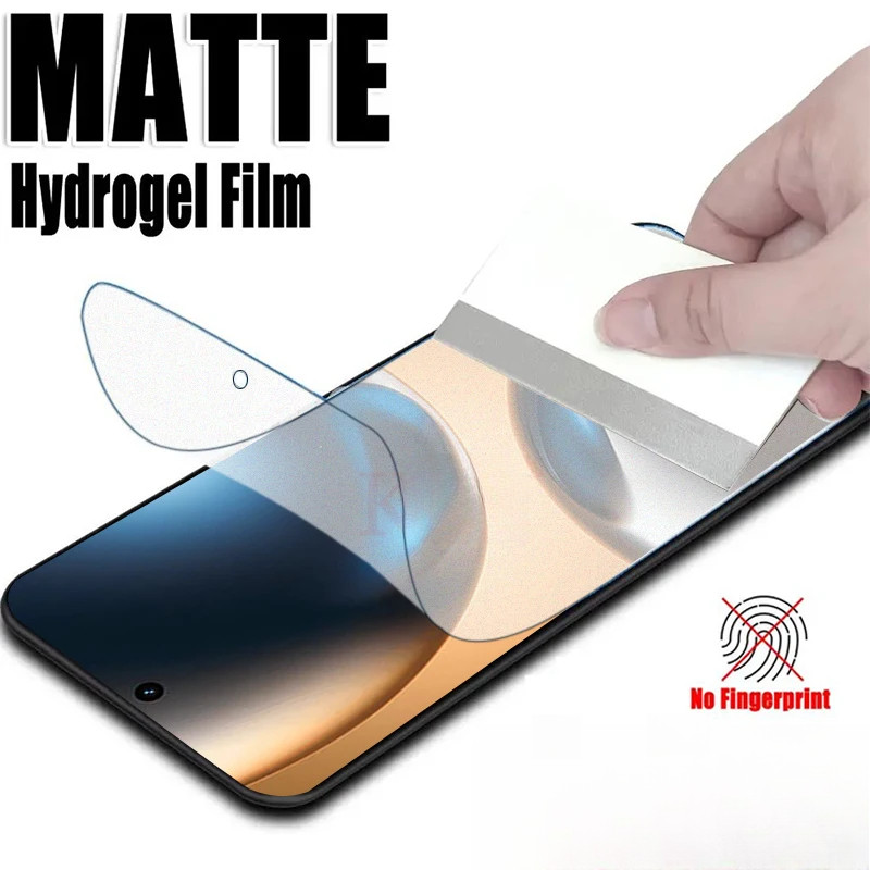 HD และ Matte Hydrogel ฟิล์มสําหรับ Realme GT 5 6 6T 7 7T Pro GT2 GT3 GT5 GT7 Explorer Master 240W Ra